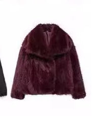 Manteau Minalova en peluche moelleuse