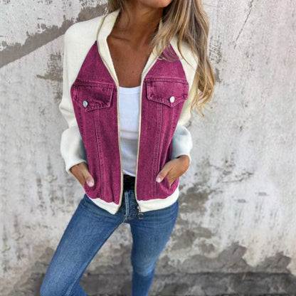 Veste en Jean Patchwork Minalova