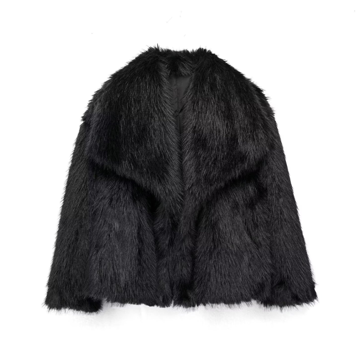 Manteau Minalova en peluche moelleuse