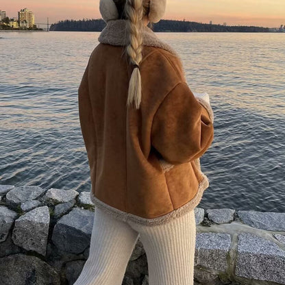 Manteau en Laine avec Poches