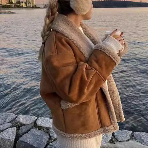 Manteau en Laine avec Poches