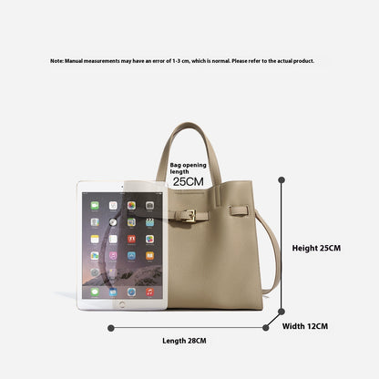 Sac à Main en Cuir de Première Couche - Simplicité Urbaine