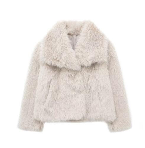Manteau Minalova en peluche moelleuse