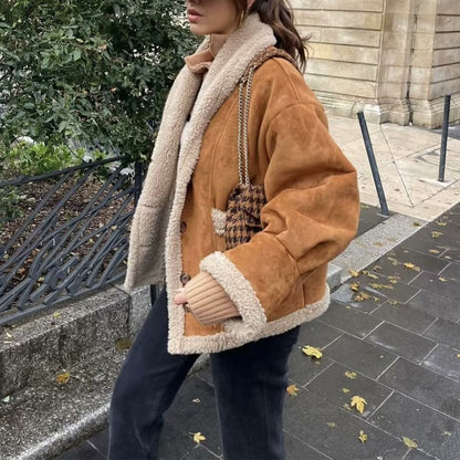 Manteau en Laine avec Poches